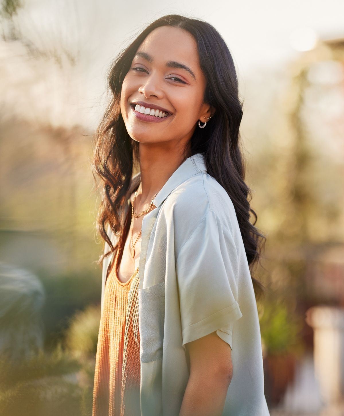 Alpharetta Abnormal Uterine Bleeding Treatment model smiling